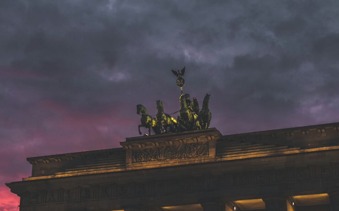 Brandenburger Tor bei Sonnenuntergang