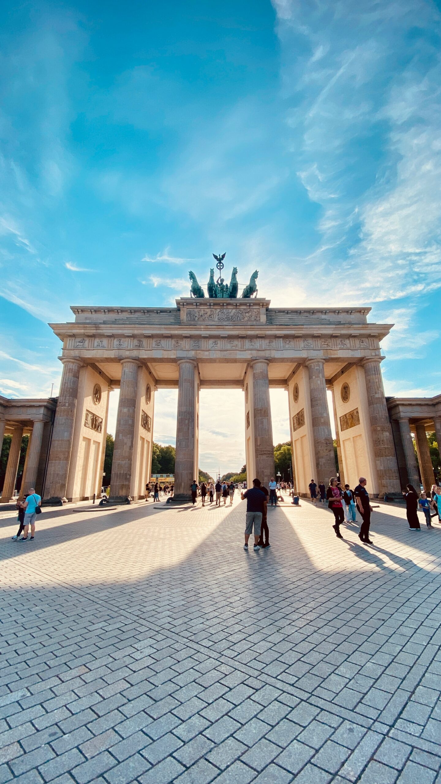 Brandenburger Tor in der Sonne